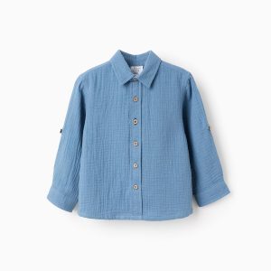 Camicia in mussola di cotone