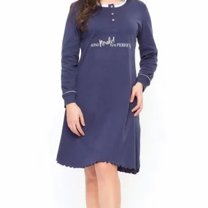 Camicia da notte donna serafino invernale interlock Gary S50057