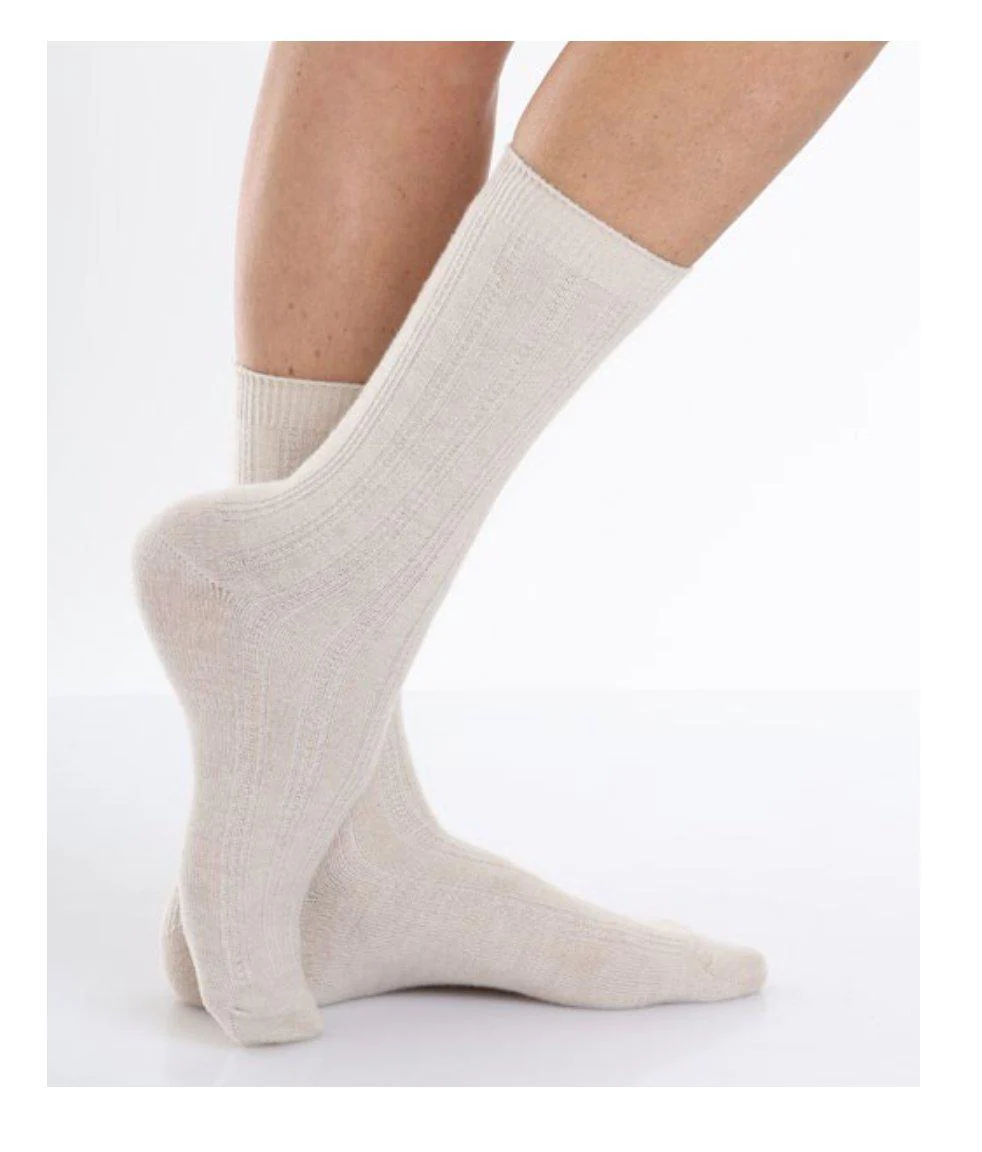 Confezione da 6 paia di calze midi donna in soft cashmere a costa Meritex 452 - immagine 2