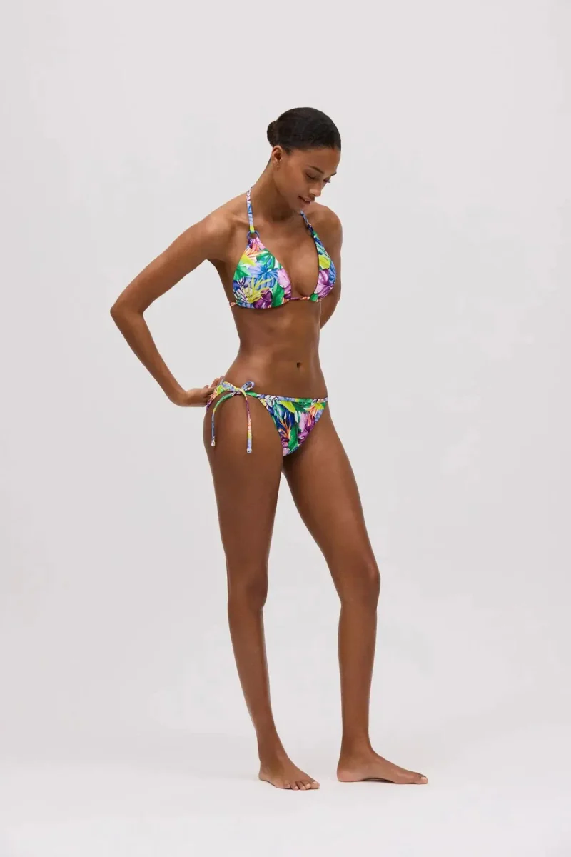 Costume da bagno donna bikini triangolo push up senza ferretto e slip Ysabel Mora 83011 - immagine 3