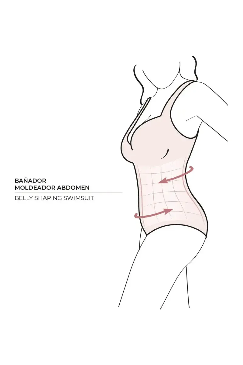 Costume da bagno donna intero modellante coppa B Ysabel Mora 83126 - immagine 6