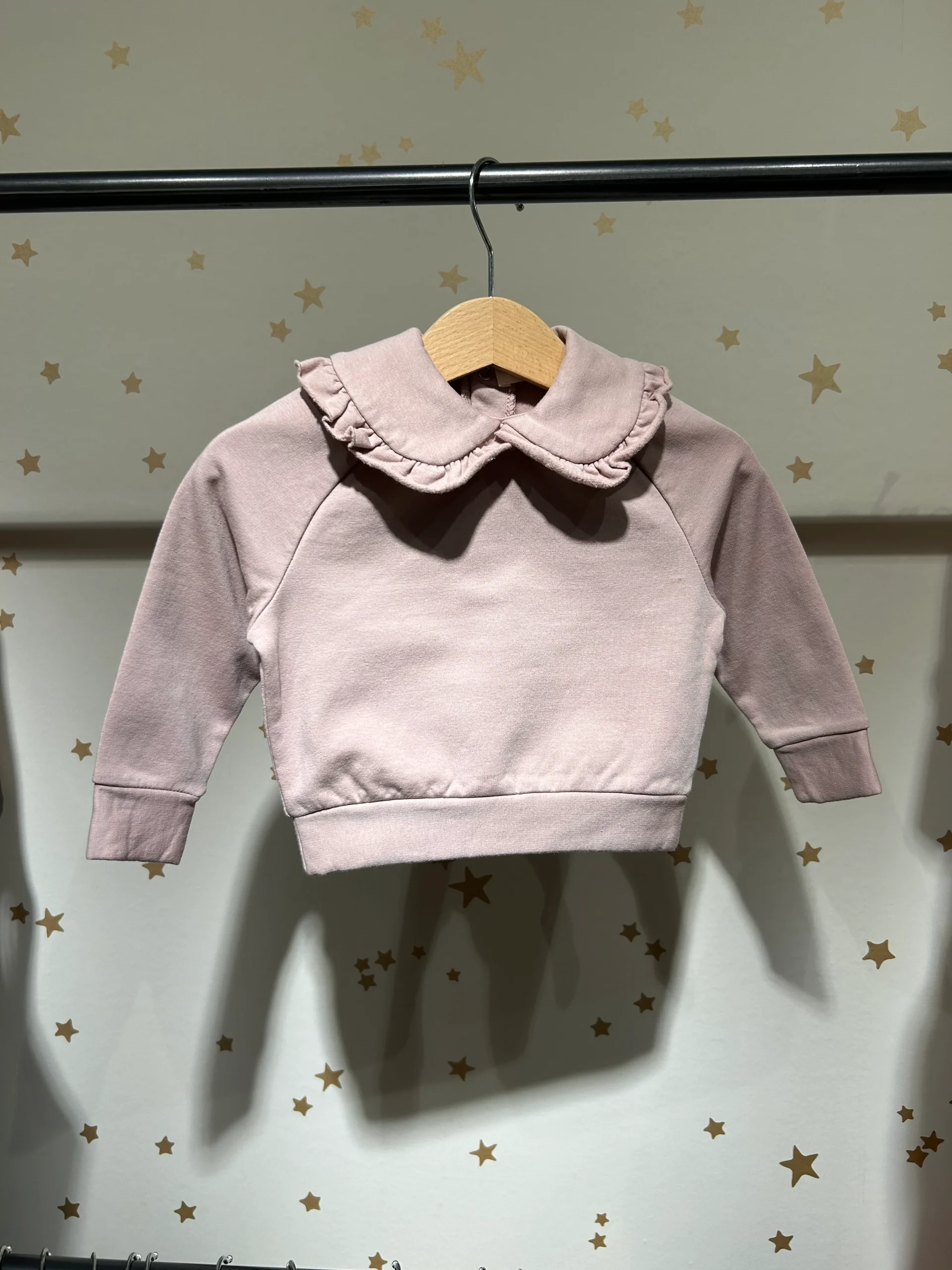 Felpa baby colletto cameo rose - immagine 3