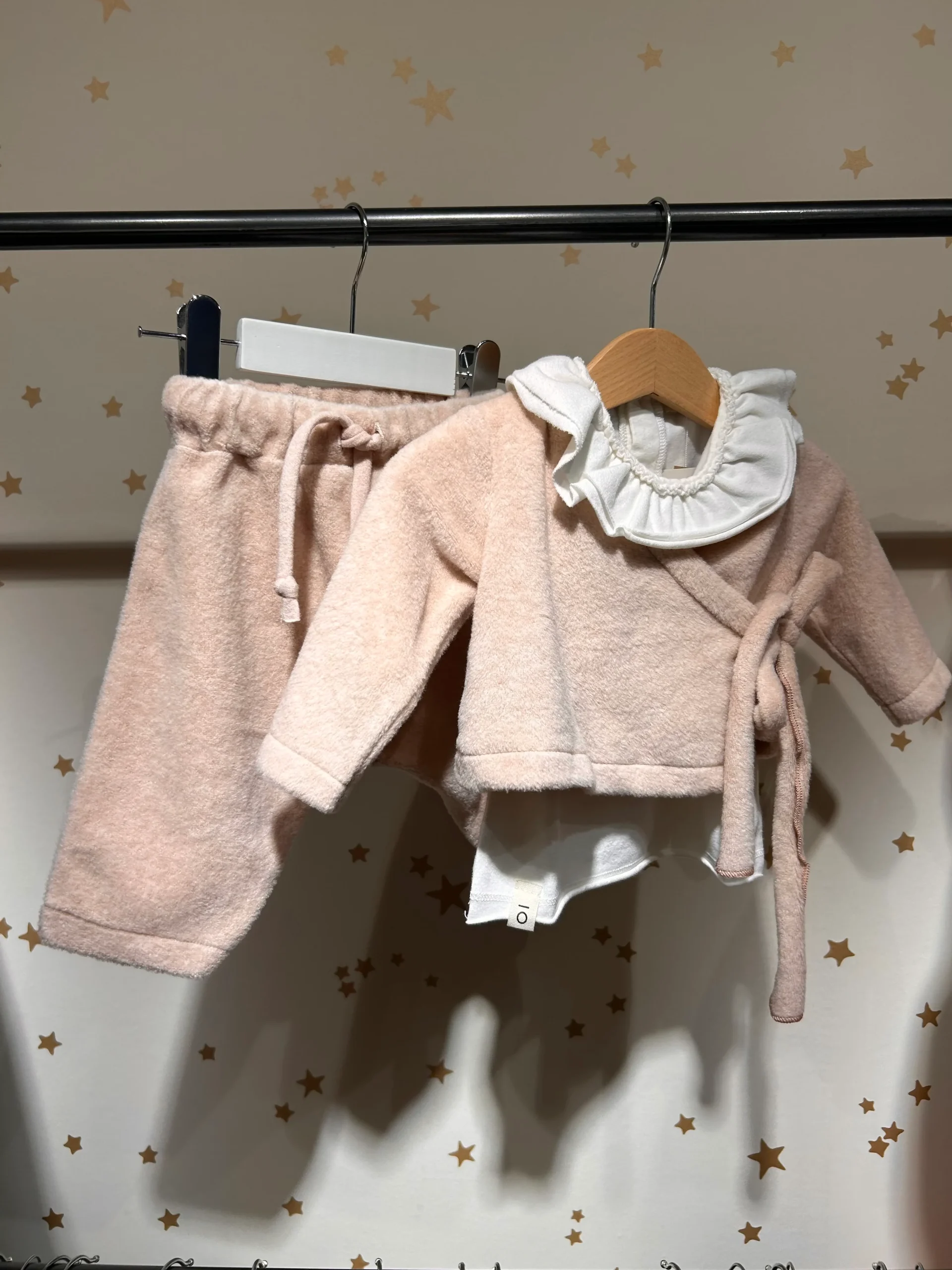 Pantalone baby effetto orsetto cameo rose - immagine 5