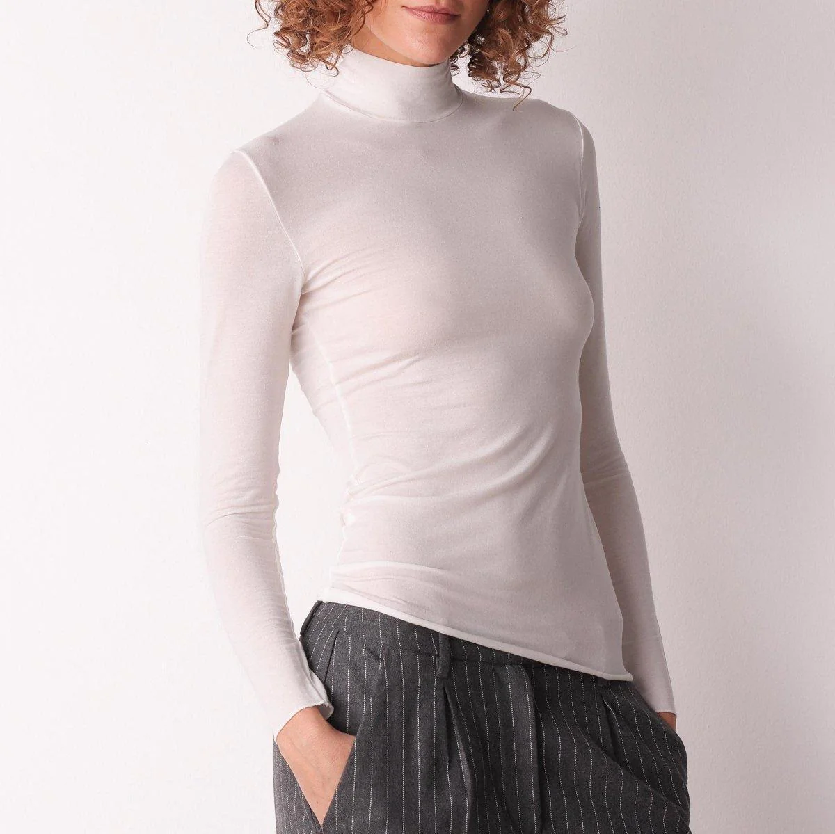 Maglia cashmere lupetto manica lunga Cotonella GD283 - immagine 2