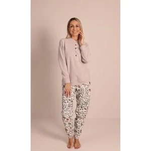 Pigiama donna invernale serafino punto Milano Gary flanellato 5170CONF