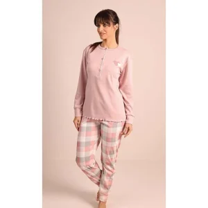 Pigiama donna serafino invernale interlock 5040CONF calibrato